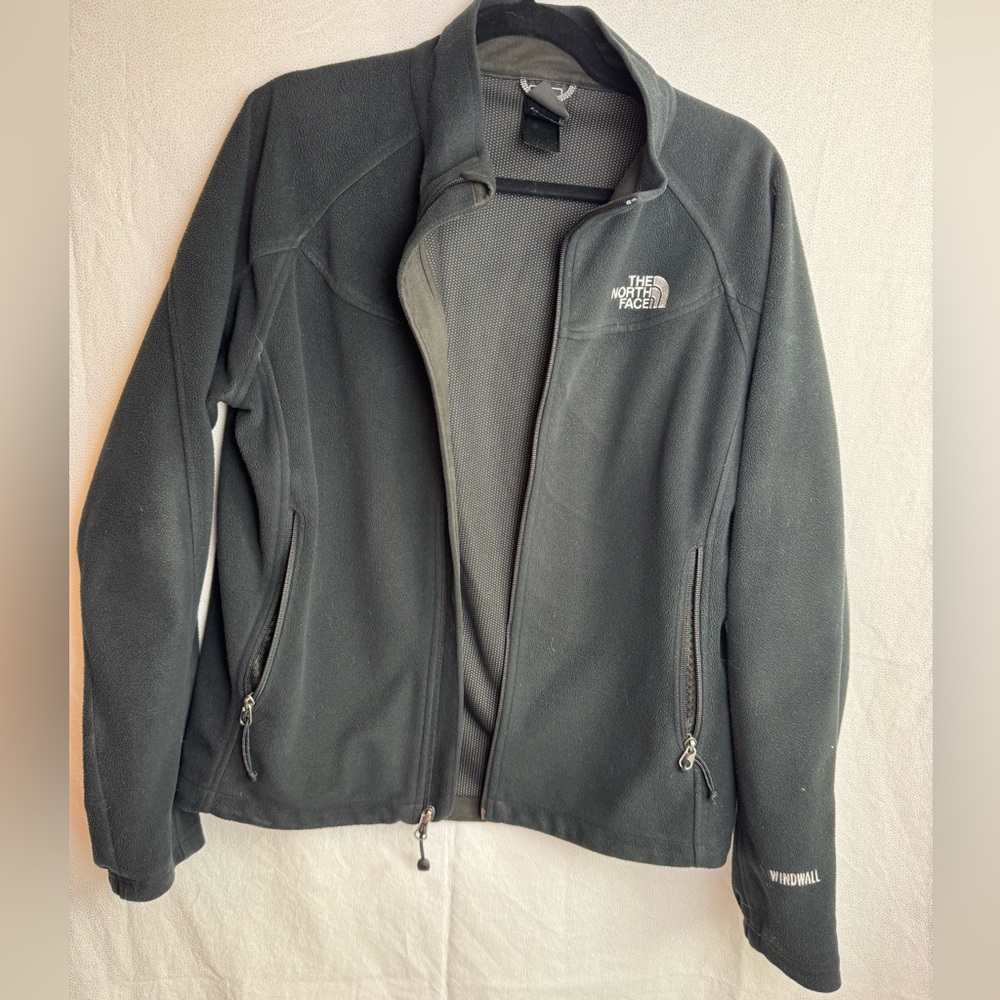 The North Face | Windwall | Black Fleece Jacket | Women’s | Large | Used - Picture 1 of 17